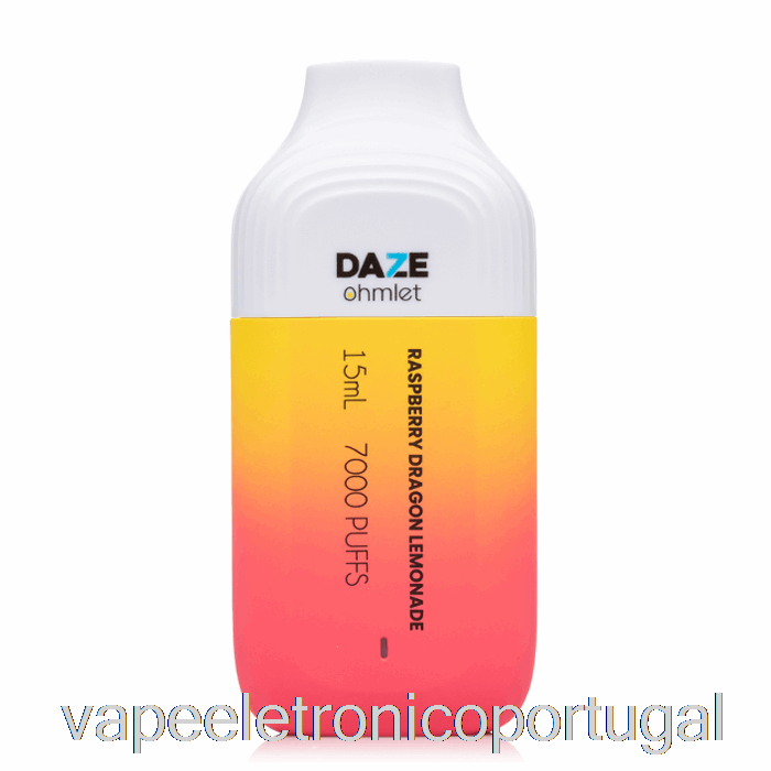 Vape Eletrônico 7 Daze Ohmlet 7000 Descartável Limonada De Dragão De Framboesa